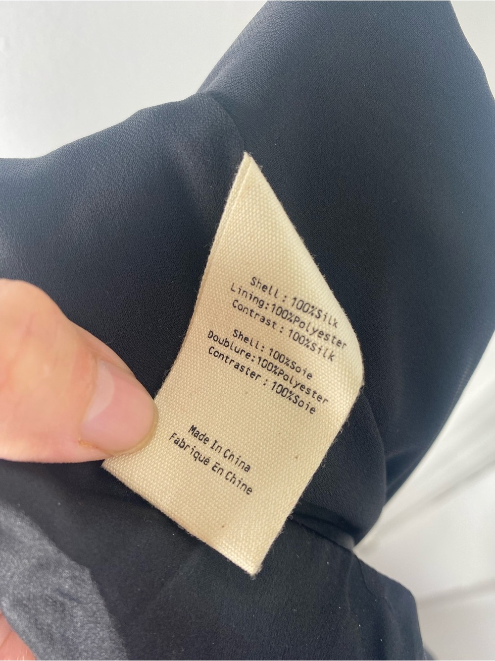 L'AGENCE NWT Rivera Black Silk Satin Cape-Effect Crepe De Chine Halter Top - Picture 14 of 14